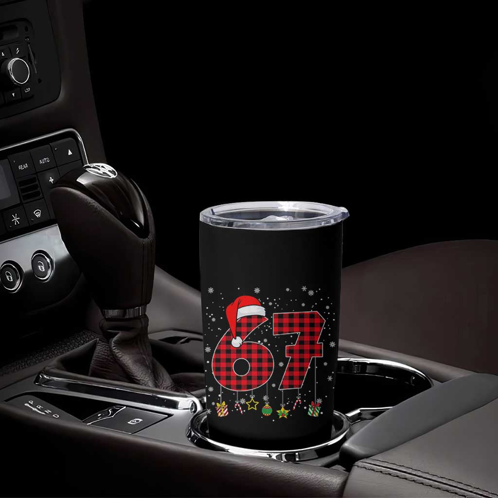 67 Christmas Tumbler Cup Funny Six Seven 6 7 Meme Gen Alpha Slang - Wonder Print Shop