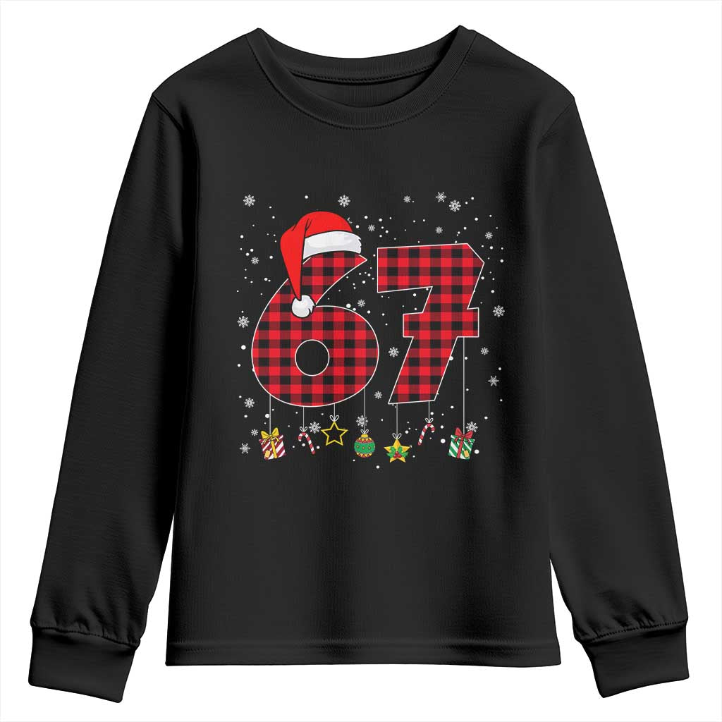 67 Christmas Youth Sweatshirt Funny Six Seven 6 7 Meme Gen Alpha Slang - Wonder Print Shop