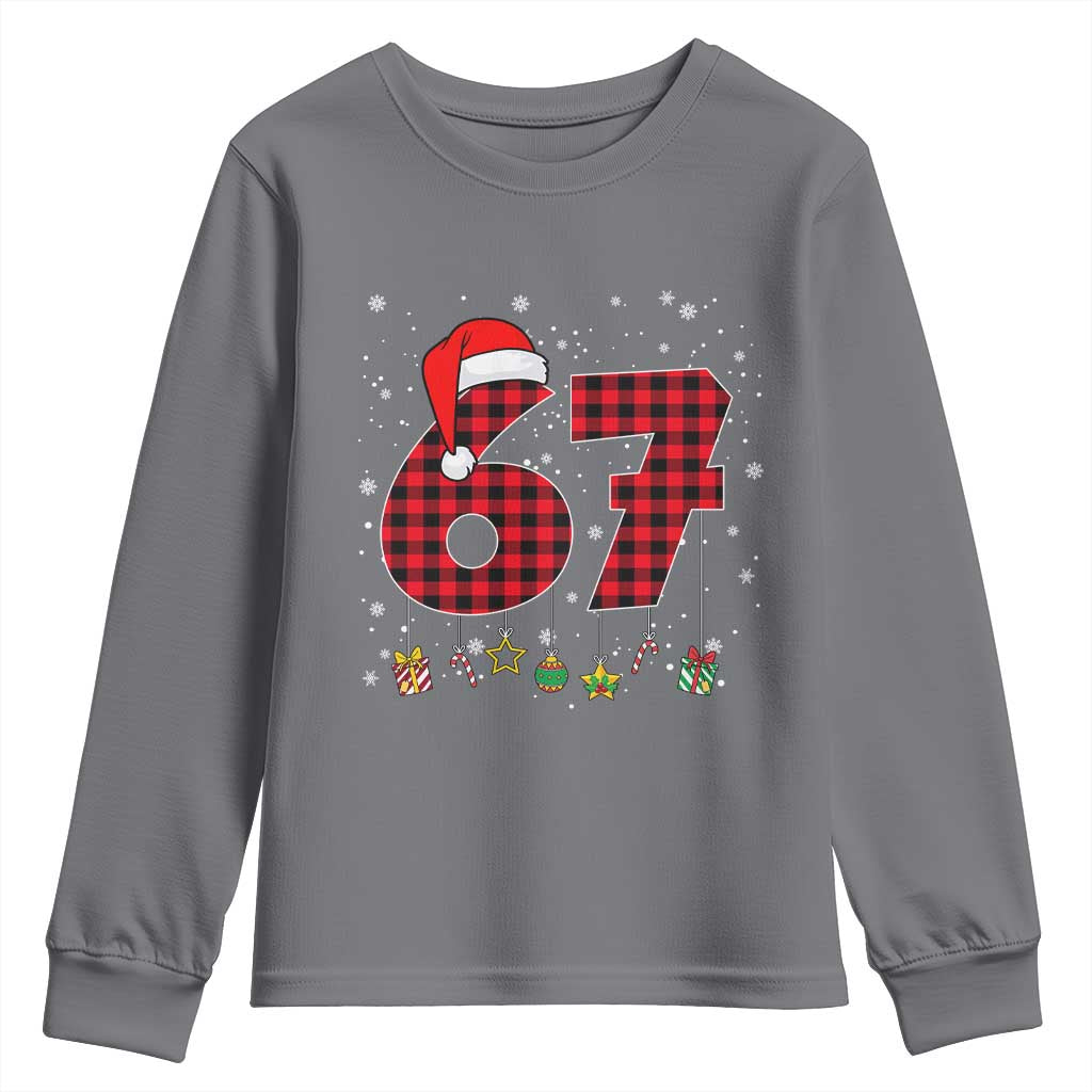 67 Christmas Youth Sweatshirt Funny Six Seven 6 7 Meme Gen Alpha Slang - Wonder Print Shop