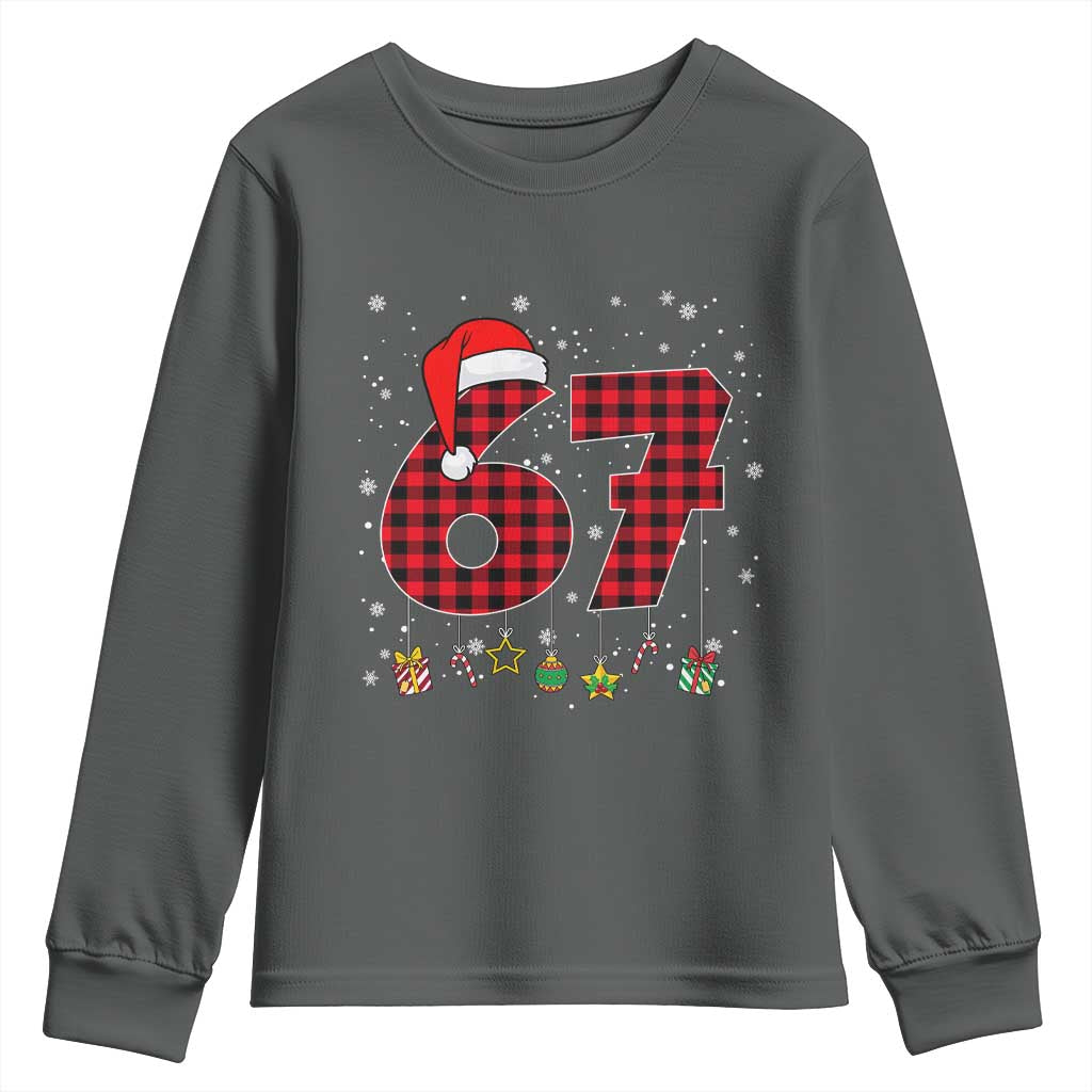 67 Christmas Youth Sweatshirt Funny Six Seven 6 7 Meme Gen Alpha Slang - Wonder Print Shop