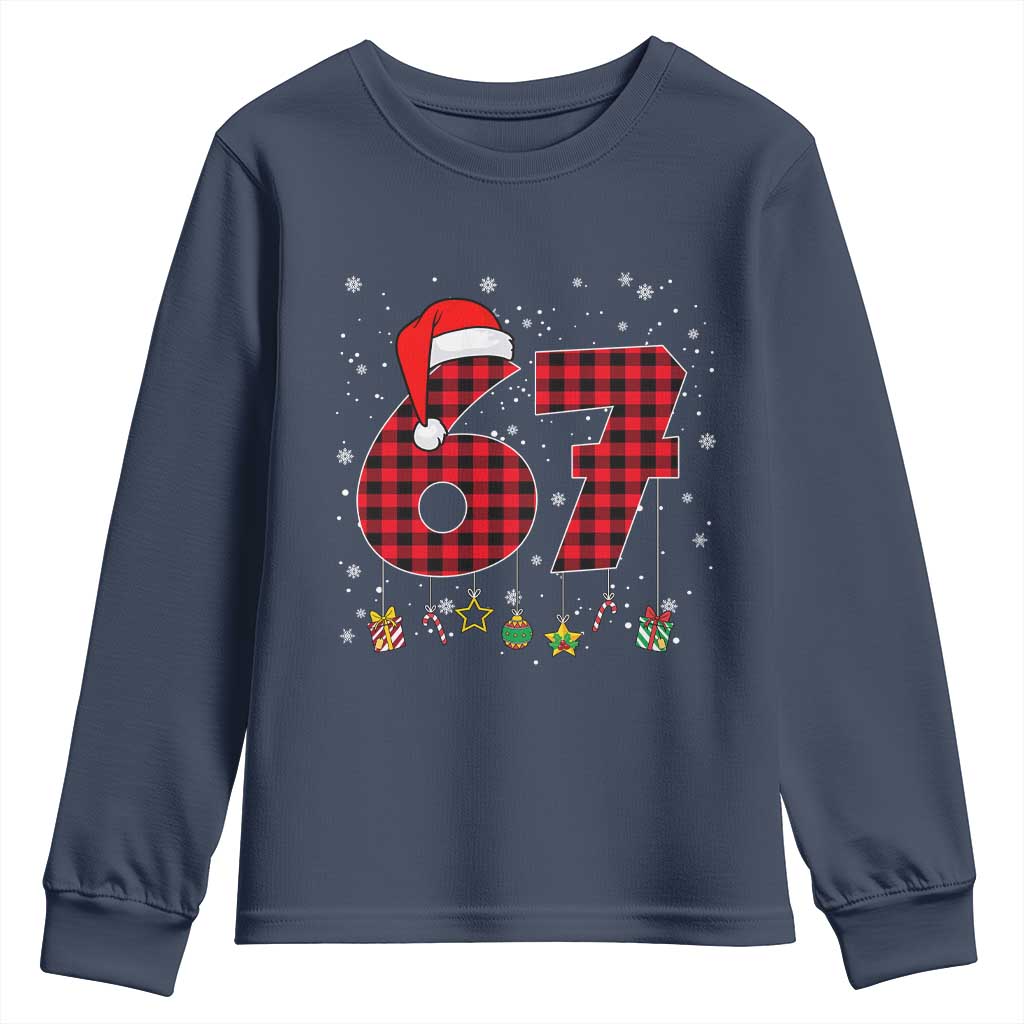 67 Christmas Youth Sweatshirt Funny Six Seven 6 7 Meme Gen Alpha Slang - Wonder Print Shop