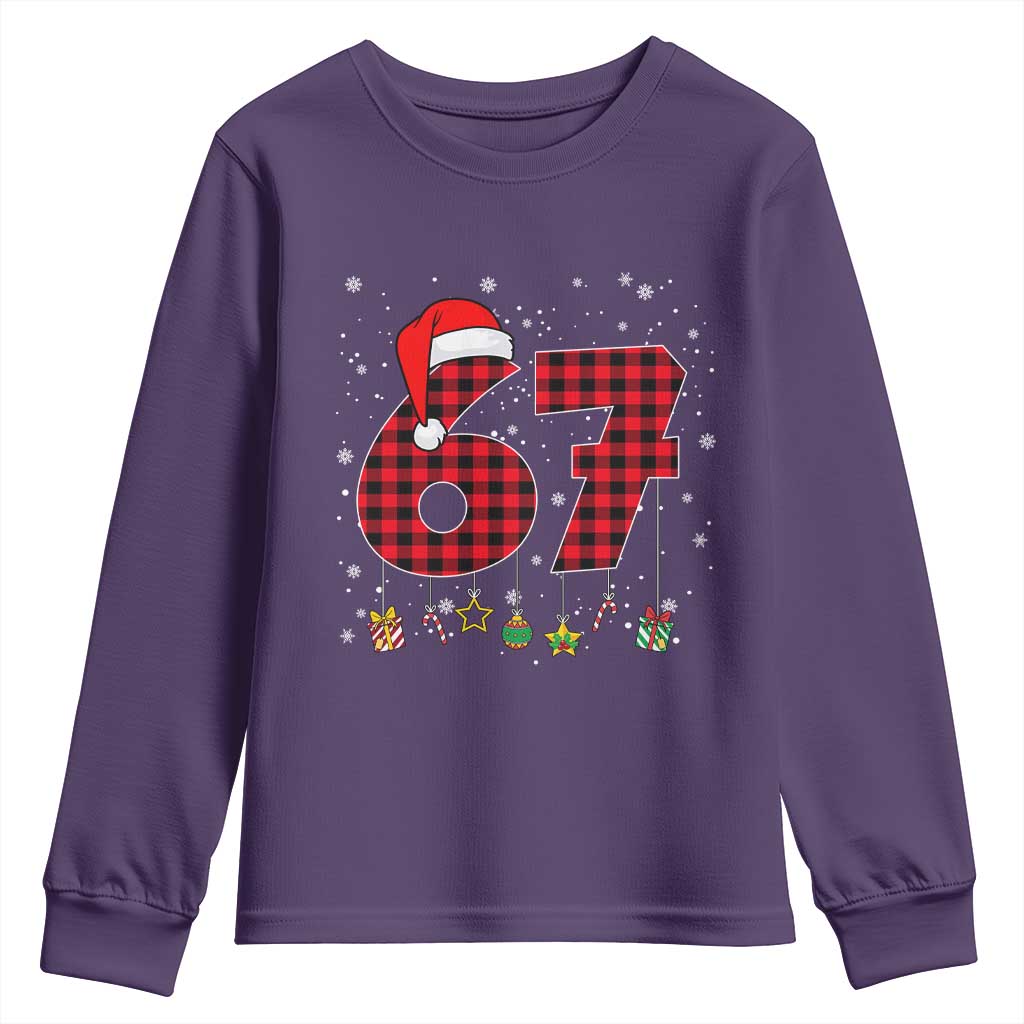 67 Christmas Youth Sweatshirt Funny Six Seven 6 7 Meme Gen Alpha Slang - Wonder Print Shop