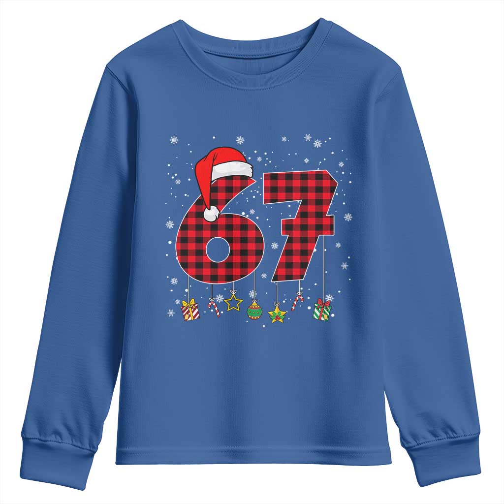 67 Christmas Youth Sweatshirt Funny Six Seven 6 7 Meme Gen Alpha Slang - Wonder Print Shop