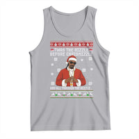 Funny Rapper Christmas Tank Top Gangsta Twas the Nizzle Before Chrismizzle Ugly Xmas - Wonder Print Shop