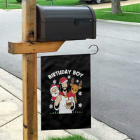 Birthday Boy Jesus Christmas Garden Flag Christian Xmas - Wonder Print Shop