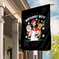 Birthday Boy Jesus Christmas Garden Flag Christian Xmas - Wonder Print Shop