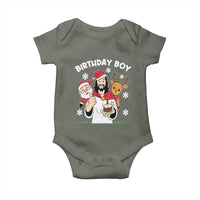 Birthday Boy Jesus Christmas Baby Onesie Christian Xmas - Wonder Print Shop