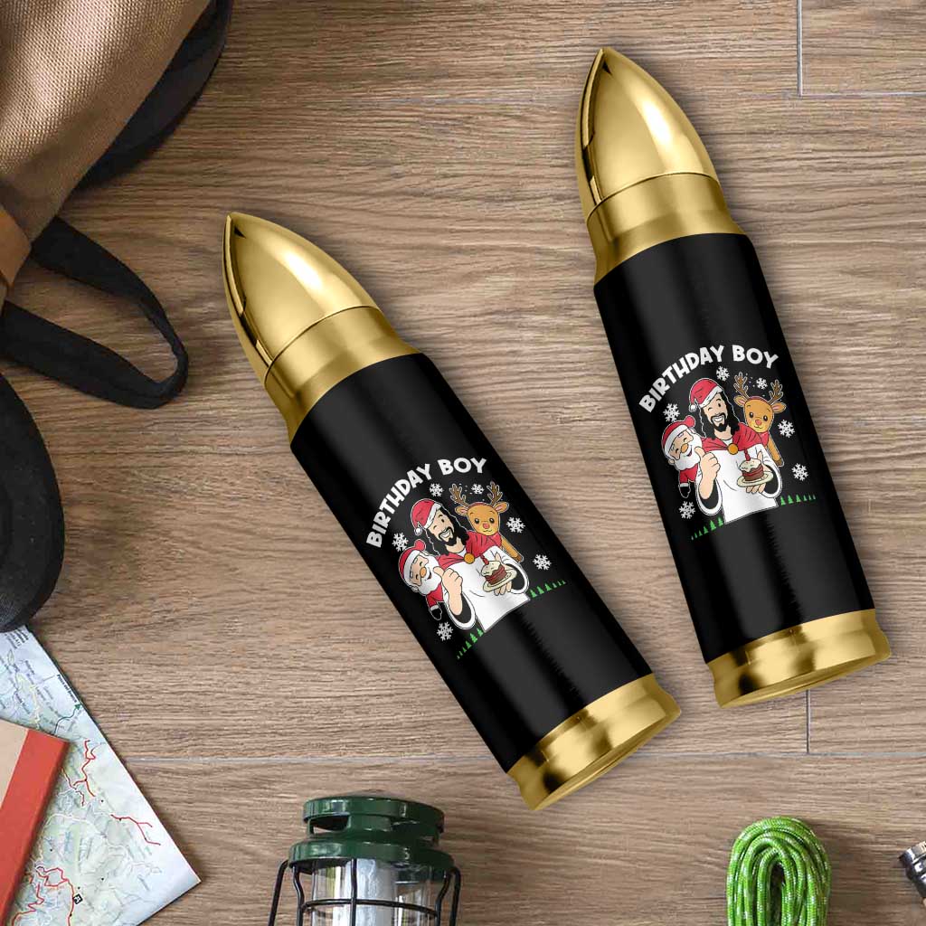 Birthday Boy Jesus Christmas Bullet Tumbler Christian Xmas - Wonder Print Shop