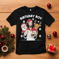 Birthday Boy Jesus Christmas T Shirt Christian Xmas - Wonder Print Shop
