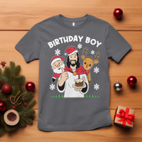 Birthday Boy Jesus Christmas T Shirt Christian Xmas - Wonder Print Shop