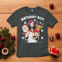 Birthday Boy Jesus Christmas T Shirt Christian Xmas - Wonder Print Shop