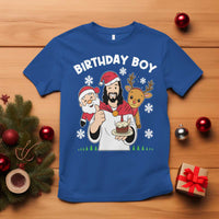 Birthday Boy Jesus Christmas T Shirt Christian Xmas - Wonder Print Shop