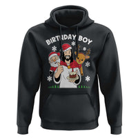 Birthday Boy Jesus Christmas Hoodie Christian Xmas - Wonder Print Shop