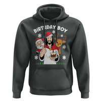 Birthday Boy Jesus Christmas Hoodie Christian Xmas - Wonder Print Shop