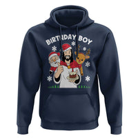 Birthday Boy Jesus Christmas Hoodie Christian Xmas - Wonder Print Shop