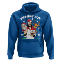 Birthday Boy Jesus Christmas Hoodie Christian Xmas - Wonder Print Shop