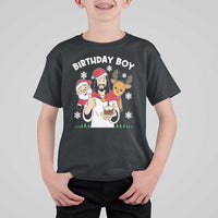 Birthday Boy Jesus Christmas T Shirt For Kid Christian Xmas - Wonder Print Shop