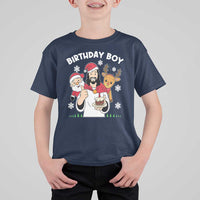 Birthday Boy Jesus Christmas T Shirt For Kid Christian Xmas - Wonder Print Shop