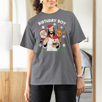 Birthday Boy Jesus Christmas T Shirt For Women Christian Xmas - Wonder Print Shop