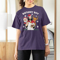 Birthday Boy Jesus Christmas T Shirt For Women Christian Xmas - Wonder Print Shop