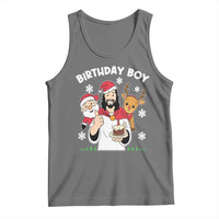 Birthday Boy Jesus Christmas Tank Top Christian Xmas - Wonder Print Shop