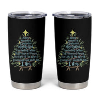 Jesus Names Christmas Tree Tumbler Cup Christian Bible Verse Xmas - Wonder Print Shop