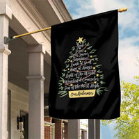 Christmas Christian Garden Flag Jesus Names Tree Religious Faith - Wonder Print Shop