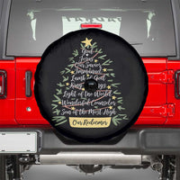 Christmas Christian Spare Tire Cover Jesus Names Tree Religious Faith - Wonder Print Shop