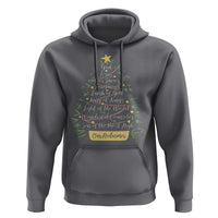 Christmas Christian Hoodie Jesus Names Tree Religious Faith - Wonder Print Shop