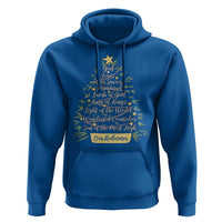 Christmas Christian Hoodie Jesus Names Tree Religious Faith - Wonder Print Shop