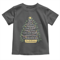 Christmas Christian Toddler T Shirt Jesus Names Tree Religious Faith - Wonder Print Shop