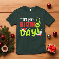 It's My Birthday Christmas T Shirt Funny Bday Xmas - Wonder Print Shop