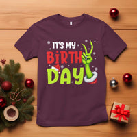 It's My Birthday Christmas T Shirt Funny Bday Xmas - Wonder Print Shop