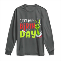 It's My Birthday Christmas Long Sleeve Shirt Funny Bday Xmas - Wonder Print Shop