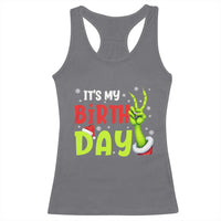 It's My Birthday Christmas Racerback Tank Top Funny Bday Xmas - Wonder Print Shop
