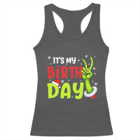 It's My Birthday Christmas Racerback Tank Top Funny Bday Xmas - Wonder Print Shop