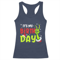 It's My Birthday Christmas Racerback Tank Top Funny Bday Xmas - Wonder Print Shop