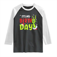 It's My Birthday Christmas Raglan Shirt Funny Bday Xmas - Wonder Print Shop