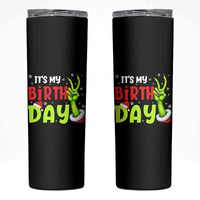 It's My Birthday Christmas Skinny Tumbler Funny Bday Xmas - Wonder Print Shop