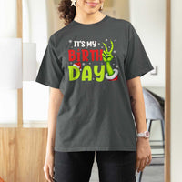 It's My Birthday Christmas T Shirt For Women Funny Bday Xmas - Wonder Print Shop