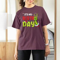 It's My Birthday Christmas T Shirt For Women Funny Bday Xmas - Wonder Print Shop