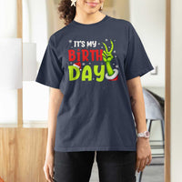 It's My Birthday Christmas T Shirt For Women Funny Bday Xmas - Wonder Print Shop
