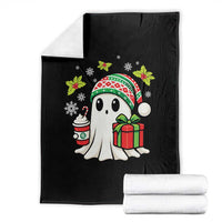 Ghost Santa Christmas Throw Blanket Holiday Xmas Halloween - undefined