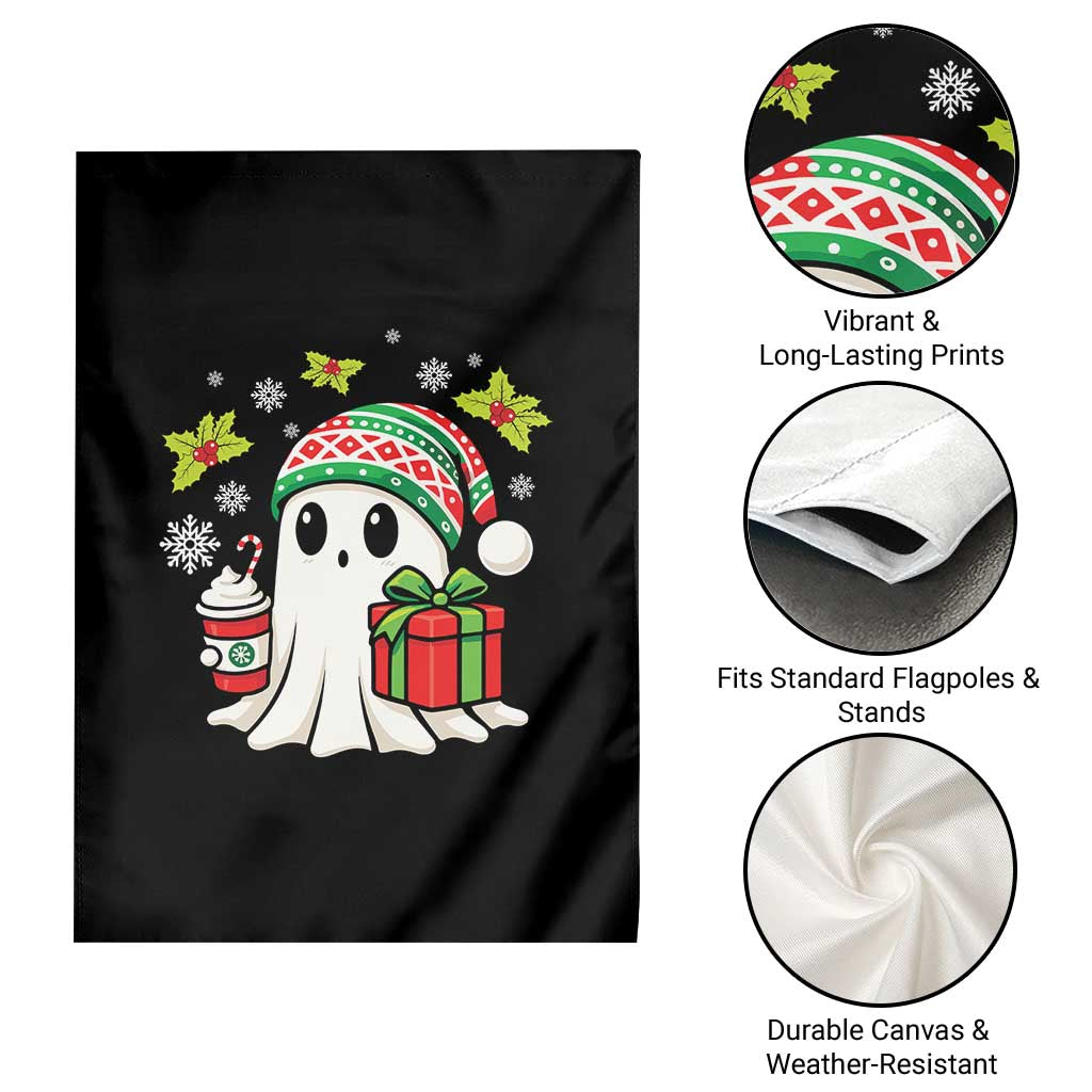 Ghost Santa Christmas Garden Flag Holiday Xmas Halloween - undefined