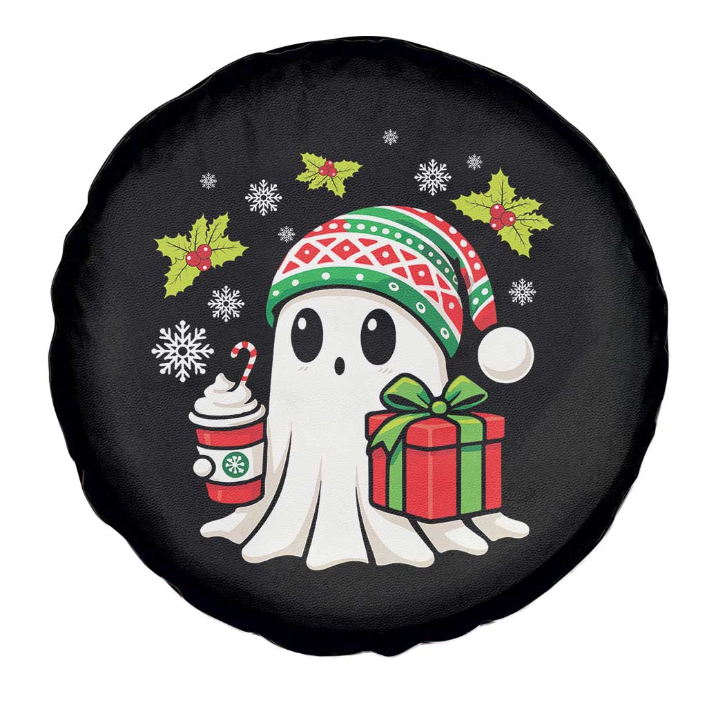 Ghost Santa Christmas Spare Tire Cover Holiday Xmas Halloween - Wonder Print Shop