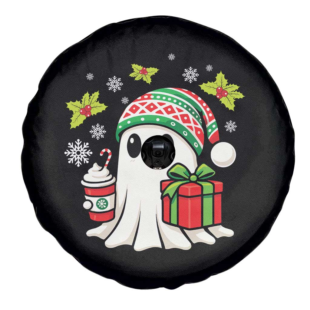 Ghost Santa Christmas Spare Tire Cover Holiday Xmas Halloween - Wonder Print Shop