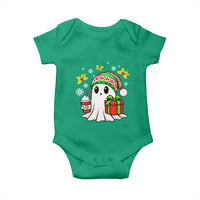 Ghost Santa Christmas Baby Onesie Holiday Xmas Halloween - Wonder Print Shop