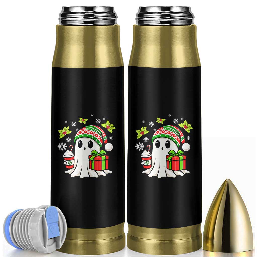 Ghost Santa Christmas Bullet Tumbler Holiday Xmas Halloween - Wonder Print Shop