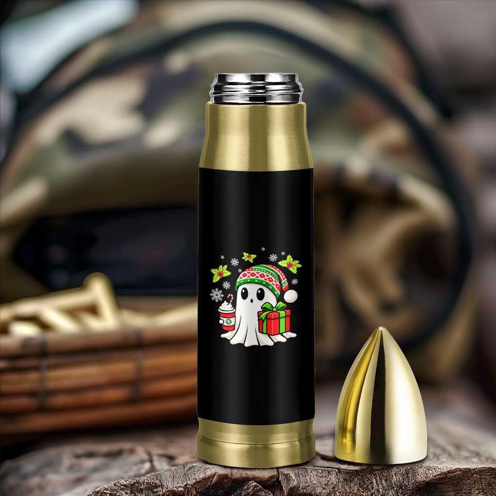 Ghost Santa Christmas Bullet Tumbler Holiday Xmas Halloween - Wonder Print Shop