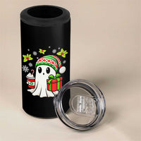Ghost Santa Christmas 4 in 1 Can Cooler Tumbler Holiday Xmas Halloween - Wonder Print Shop